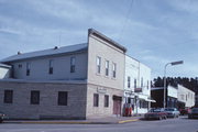 136 W GALE AVE, a Commercial Vernacular retail building, built in Galesville, Wisconsin in 1890.