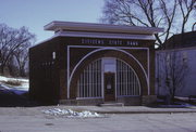 11374 MAIN ST (AKA 240 MAIN ST), a Prairie School bank/financial institution, built in Trempealeau, Wisconsin in 1912.