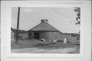 COUNTY HIGHWAY Y, a centric barn, built in Albion, Wisconsin in 1913.