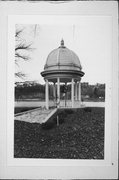 PARK DRIVE, RIVERSIDE MEMORIAL PARK, a NA (unknown or not a building) gazebo/pergola, built in Blair, Wisconsin in 1882.