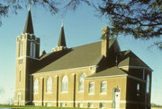 COON PRAIRIE AND E COON PRAIRIE RDS., a Early Gothic Revival church, built in Viroqua, Wisconsin in 1909.