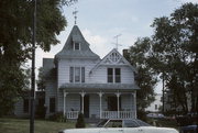 109 N MAIN ST, a Queen Anne house, built in Westby, Wisconsin in 1888.