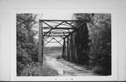 EAST OFF COUNTY HIGHWAY S, 1 MILE NORTH OF HIGHWAY 82, a NA (unknown or not a building) overhead truss bridge, built in Webster, Wisconsin in .