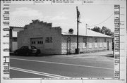 SW CORNER OF DEPOT & EMILSON ST, a Commercial Vernacular garage, built in Chaseburg, Wisconsin in 1920.