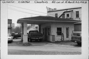 103 MAIN ST, a Astylistic Utilitarian Building gas station/service station, built in Chaseburg, Wisconsin in 1920.