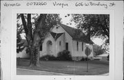 606 W BROADWAY ST, a Front Gabled house of worship, built in Viroqua, Wisconsin in 1907.