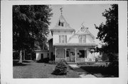 109 N MAIN ST, a Queen Anne house, built in Westby, Wisconsin in 1888.