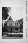 109 N MAIN ST, a Queen Anne house, built in Westby, Wisconsin in 1888.