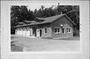 COUNTY HIGHWAY M, a Astylistic Utilitarian Building garage, built in Boulder Junction, Wisconsin in 1938.