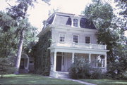 504 W MAIN ST, a Second Empire house, built in Whitewater, Wisconsin in 1851.