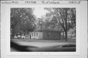 W6995 BRICK CHURCH RD, a Front Gabled school-one to six room, built in Walworth, Wisconsin in 1873.