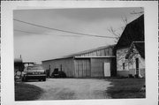W7140 BRICK CHURCH RD, a Astylistic Utilitarian Building pole barn, built in Walworth, Wisconsin in 1950.