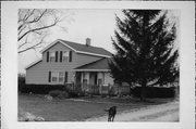 N1449 BRICK SCHOOL RD, a Gabled Ell house, built in Walworth, Wisconsin in 1860.