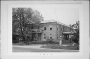 N5509 State Trunk Highway 120, a Two Story Cube house, built in Spring Prairie, Wisconsin in 1845.