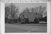N5509 State Trunk Highway 120, a Two Story Cube house, built in Spring Prairie, Wisconsin in 1845.