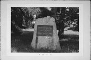 NW CNR OF US 12 AND STATE HIGHWAY 20 & 67, a NA (unknown or not a building) commemorative monument/marker, built in La Grange, Wisconsin in 1858.