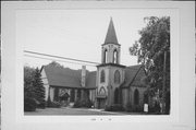 NE CNR OF S CHURCH AND W GENEVA STS, a Early Gothic Revival house of worship, built in Elkhorn, Wisconsin in 1892.