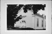 624 PARK ST, a Greek Revival church, built in Genoa City, Wisconsin in 1864.