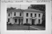 235 N MARTIN ST, a Italianate house, built in Sharon, Wisconsin in 1875.