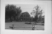 3871 BADGER RD, a Gabled Ell house, built in Kewaskum, Wisconsin in 1890.