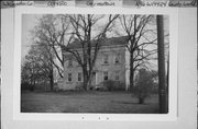 N96 W14424 COUNTY LINE RD, a Greek Revival house, built in Germantown, Wisconsin in 1846.