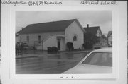 1230 FOND DU LAC RD, a Front Gabled meeting hall, built in Kewaskum, Wisconsin in 1877.