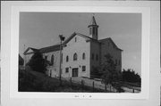 116 S KETTLE MORAINE DR, a Greek Revival church, built in Slinger, Wisconsin in 1864.