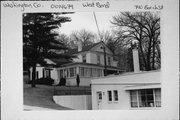 710 BEECH ST, a Greek Revival house, built in West Bend, Wisconsin in 1859.