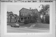 131 E WASHINGTON ST, a Italianate house, built in West Bend, Wisconsin in 1875.