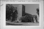 501 WALNUT ST, a Late Gothic Revival church, built in West Bend, Wisconsin in 1922.