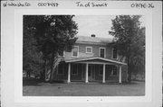 34604 STATE HIGHWAY 18, a Greek Revival inn, built in Summit, Wisconsin in 1849.
