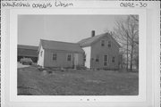 W271 N6281 MORAINE DR, a Greek Revival house, built in Lisbon, Wisconsin in 1860.