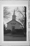 606 GENESEE ST, a Greek Revival church, built in Delafield, Wisconsin in 1869.