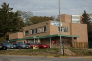 2500 OVERLOOK TERRACE, a Art/Streamline Moderne hospital, built in Shorewood Hills, Wisconsin in 1951.