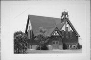 107 MAIN ST, a Craftsman church, built in North Prairie, Wisconsin in 1926.