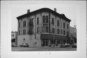 102-110 N MAIN ST, a Italianate small retail building, built in Oconomowoc, Wisconsin in 1871.