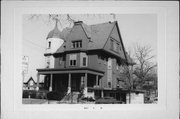 823-825 N EAST AVE & 107 ARCADIAN AVE, a Queen Anne house, built in Waukesha, Wisconsin in 1896.