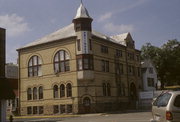 301 N MAIN ST, a Queen Anne meeting hall, built in Waupaca, Wisconsin in 1894.