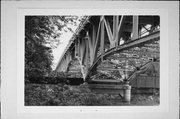 Hwy 54 over Embarass River, a NA (unknown or not a building) deck truss bridge, built in Liberty, Wisconsin in 1933.