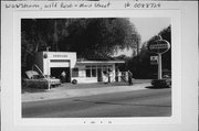 MAIN ST, W SIDE, BETWEEN FRONT AND MAPLE MAIN ST, W SIDE, BETWEEN FRONT AND MAPLE, a Other Vernacular gas station/service station, built in Wild Rose, Wisconsin in .