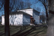 MENOMINEE PARK, a Greek Revival house, built in Oshkosh, Wisconsin in 1855.
