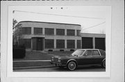 333 1ST ST, a Art/Streamline Moderne dairy processing facility, built in Menasha, Wisconsin in 1949.
