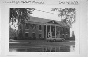 640 KEYES ST, a Colonial Revival/Georgian Revival bath house/restroom facility, built in Menasha, Wisconsin in 1928.