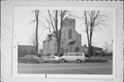 320 NICOLET BLVD, a Romanesque Revival church, built in Menasha, Wisconsin in 1883.