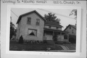 500 S CHURCH ST, a Gabled Ell house, built in Neenah, Wisconsin in 1873.