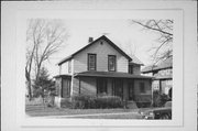 117 ELM ST, a Queen Anne house, built in Neenah, Wisconsin in 1878.