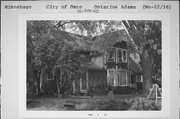 NW CORNER OF ONTARIO AND ADAMS NW CORNER OF ONTARIO AND ADAMS, a Queen Anne house, built in Omro, Wisconsin in .