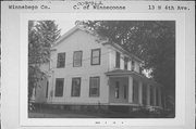 13 N 4TH AVE, a Greek Revival house, built in Winneconne, Wisconsin in .