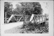 PETERSON RD, a NA (unknown or not a building) pony truss bridge, built in Hiles, Wisconsin in 1928.