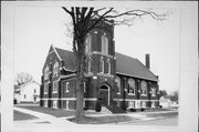 312 E 9TH ST, a Late Gothic Revival church, built in Marshfield, Wisconsin in 1925.